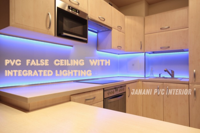Maran PVCInterior in Bengaluru provides modern kitchens with PVC false ceilings and integrated lighting.
Enhance your kitchen ambiance with energy-efficient, sleek lighting solutions.
Custom-designed PVC interiors for a stylish and functional kitchen space